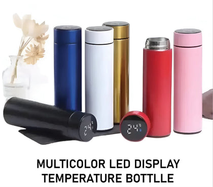 500ML Temperature Display 304sus Stainless Steel Water Bottle