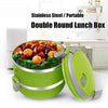 Air Tigth Lunch Box 2 Layer Stainless Steel.