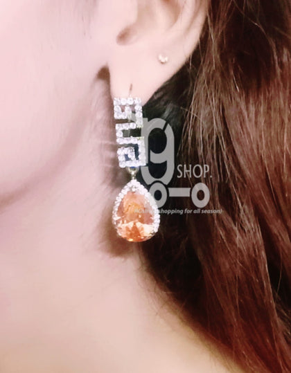 New Eid arrival  Orange color fancy earring