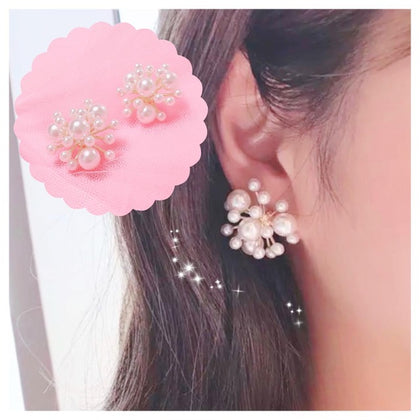 Pearl Cluster Earrings each For Women
