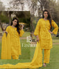 New arrival embroidered 3 piece suit for women