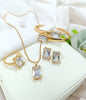 New Fashion Gold Plated Zircon Set For women