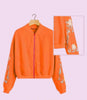 Embroidered Sleeves Winter Jacket for women RGshop