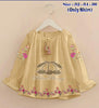 Embroidery China top for kids RGshop