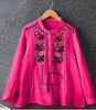 Embroidery open shirt for women RGshop