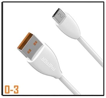 Faster 0-3 Fast Charging Data Cable 2A/1.M RGshop