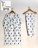2pc printed suit for women