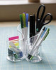 Acrylic Cosmetic Organizer Box S Shape Makeup Brush Holder