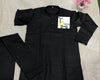 Black Kurta Pajama for Boys.