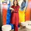 2piece Embroidery suit for women