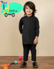 Black Kurta Pajama for Boys.