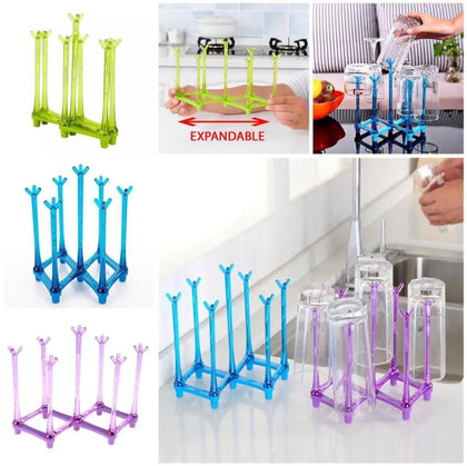 Crystal Foldable/Expandable Glass Holder