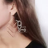 New Eid arrival Orange color fancy earring