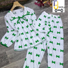 2pcs western embroidery top & trouser for women