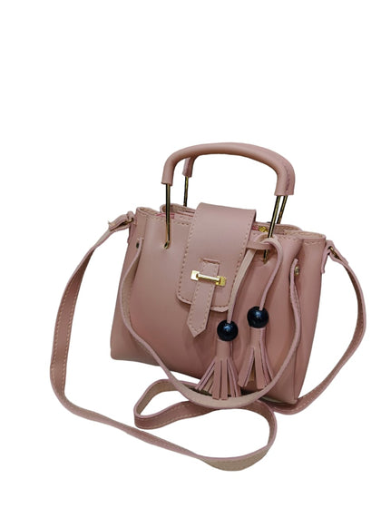 Chic and Stylish Ladies Handbag - Soft Leather, Beautiful Colors, Compact Size