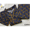 Shirt and trouser printed cotton with lace work 2Pec suit for Women