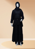 Artical 3 pec Abaya set  with skirt & scarf