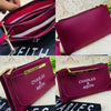 Double Zipper Luxury Women's Wallet - PU Leather, 10 Colors, High Quality