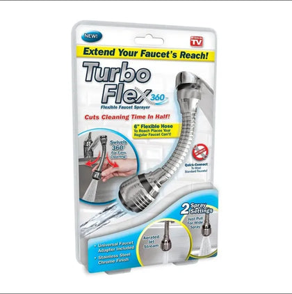 Turbo Flex 360 Flexible Faucet Sprayer