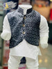Kameez Shalwar With  West Coat 3pcs Suit for Boys.
