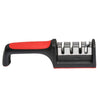 FACEOUT Kitchen Knife Sharpener – Adjustable 3-in-1 Manual Sharpener for Knives & Scissors | Professional Blade Sharpening Tool with 3 Slots