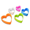 Set of 5pcs Plastic Cookie Cutters Shapes, Biscuit Cutters