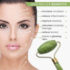 Gua Sha & Jade Roller Set – Natural Green Jade for Glowing, Relaxed Skin