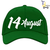 14 August Customize Name Cap In Premium Quality