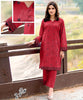 Khaddar Small Flawer Embroidery 2pcs Suit for Women