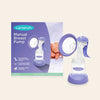 Manual Breast Pump With Milk Bottle, Portable Breastfeeding