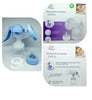 Manual Breast Pump With Milk Bottle, Portable Breastfeeding