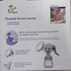 Manual Breast Pump With Milk Bottle, Portable Breastfeeding