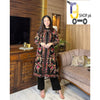 Front Full Heavy Embroidered Gown With Sleeveless Inner And Trouser 3Pec Suit.