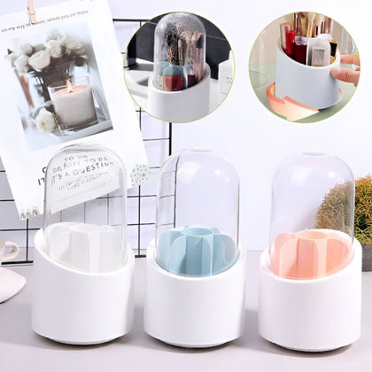 Cosmetic Brush Holder with Transparent