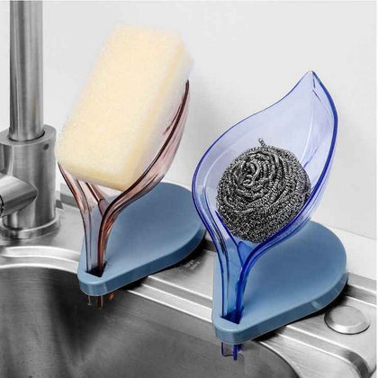 Leaf Shape Decorative Drainage Soap Holder