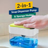 2 in 1 Portable Pump Kitchen Soap Dispenser and Soap Holder