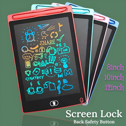 Writing Kids Tablet with Back Safety Lock Button