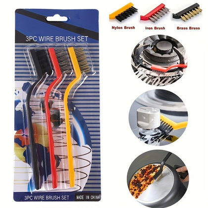 Pack of 3 Kitchen WireBrushes set