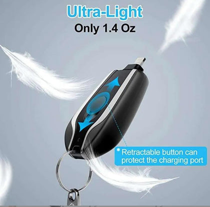 The new mini keychain portable power bank for all type moblie