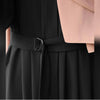 Front Zip & Side Pocket Abaya With Adjustable Belt