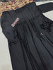 Front Zip & Side Pocket Abaya With Adjustable Belt