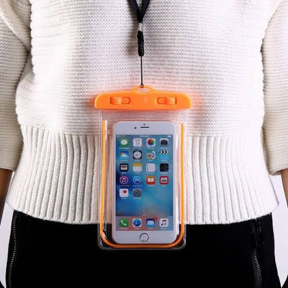 Waterproof Mobile Pouch with Hanging Strap