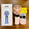 Heavy Rechargeable Handy Fan with Digital LED Display and 5 Speed Control