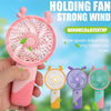 Rechargeable Mini Handy Moon Button Fan Quantity