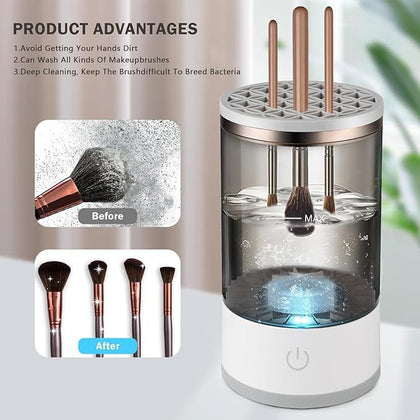 Electric Makeup Brushes Cleaner with Box Packing