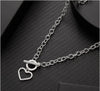 New Fashion Heart Round Lock Necklace For Girls