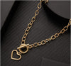 New Fashion Heart Round Lock Necklace For Girls