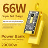 SuperFast Transparent 20000mAh Fast Charging Option Power Bank