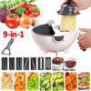 9in1 Vegetable Bowl Drainage Cutter with Box