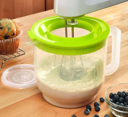 Multipurpose Plastic Measuring Jug and Mixer Bowl with Lid